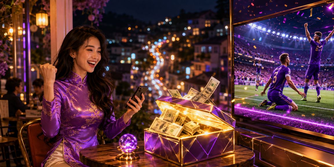 Người dùng Đà Lạt kiểm tra giao dịch trên điện thoại trước khi giải trí