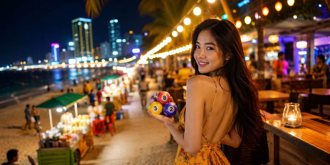 Chợ đêm Nha Trang minh họa người dùng tra cứu trợ giúp trên di động